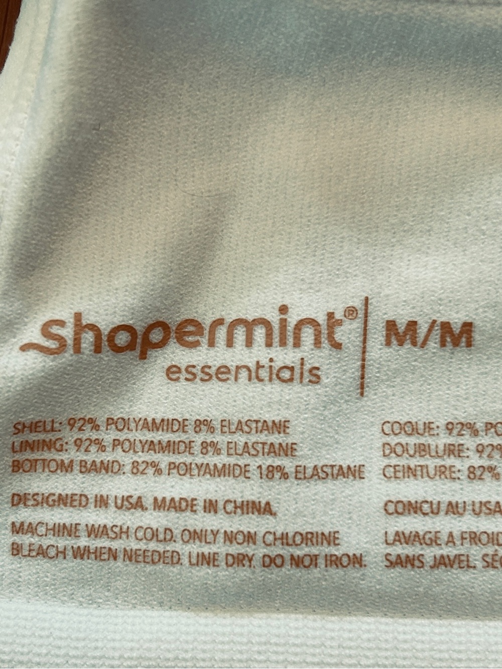 Shapermint Essentials Size M White Sweetheart Wireless Contour Bra - Picture 3 of 11